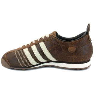 Adidas Chile 62 Mens Laced 3 Stripe Trainers Coffee