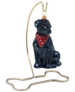 Sandicast Christmas Ornament, Black Labrador Retriever