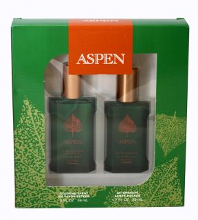New Aspen Cologne for Men by Coty Aftershave Cologne Gift Set
