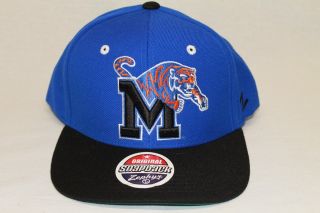 Memphis Tigers NCAA Snapback Hat Cap REFRESH Blue Black