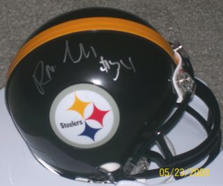 Rashard Mendenhall Signed Autographed Pittsburgh Steelers Mini Helmet