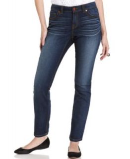 INC International Concepts Petite Jeans, Skinny Ankle Length, Dark