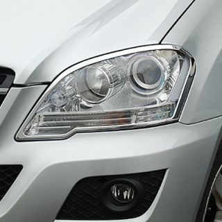 Mercedes Benz 2009 to 2012 ML350, ML500 Chrome Headlight Trim, German