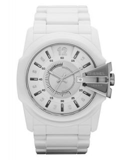Diesel Watch, White Ceramic Bracelet 58x52mm DZ1515