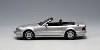 1997 Mercedes Benz 600 SL in Silver 1 43 Scale Diecast Autoart 56231