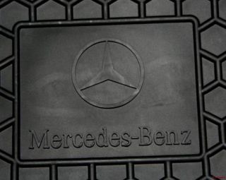 2011 Mercedes C Class C63 AMG Rubber Floor Mats Black