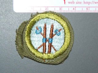 Boy Scout Merit Badge Skiing Circa 46 59 4054M