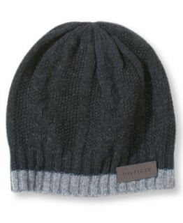 Tommy Hilfiger Hats, Reversible Ribbed Beanie   Mens Hats, Gloves
