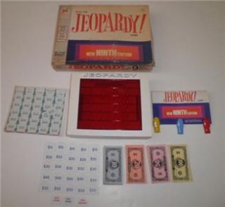 Jeopardy Game 1972 9th Edition Milton Bradley Merv Griffin