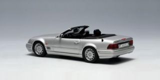 1997 Mercedes Benz 600 SL in Silver 1 43 Scale Diecast Autoart 56231