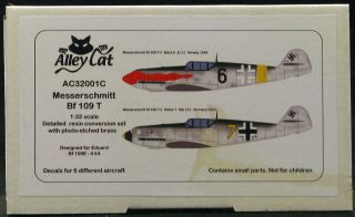 Alley Cat 1 32 Messerschmitt BF 109T Fighter Resin Conversion Kit