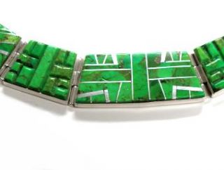 Melvin Francis Spectacular Inlay Necklace Gaspeite