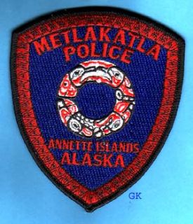 Metlakatla Alaska Tribal Police Patch