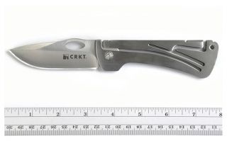 CRKT Nirk Satin Razor Edge Folding Knife 5180 New