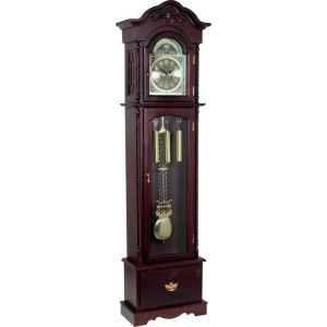 Edward Meyer Grandfather Clock with Beveled Glass HHGFC80
