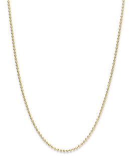 Giani Bernini 24k Gold Over Sterling Silver Necklace, Beaded Chain