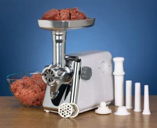 AZM Stainless Steel Electric Meat Grinder New Sausage Stuffer