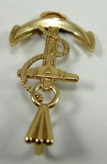 Michael Anthony 14k Yellow Gold Anchor Charm Pendant