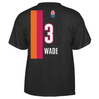 Dwyane Wade Miami Floridians Replica Miami Heat Name & Number T Shirt