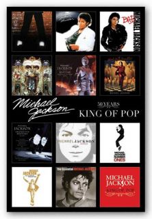 Art Poster Michael Jackson Classic Album Covers