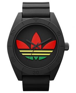 adidas Watch, Unisex Black Silicone Strap 50mm ADH2789