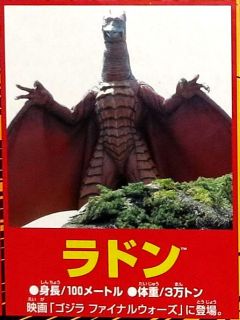 Ultimate Monster Godzilla Final Wars Mini Kaiju Figure Rodan