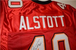 Mike Alstott Signed Tampa Bay Buccaneers Autographed Jersey 40 SB