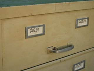 Drawer Steel 5 x 8 Card File Filing Tooling Part Storage Cabinet