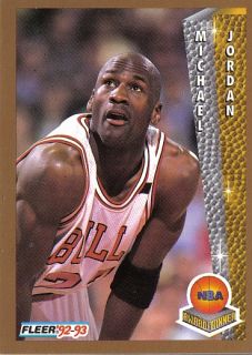 1992 3 Fleer NBA Award Winner Michael Jordan 246