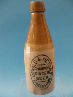 Australian Oswald Metcalf Eaglehawk Champion Ginger Beer Stoneware