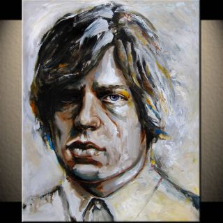 MICK JAGGER Rolling Stones BURKE VERANO colabo painting