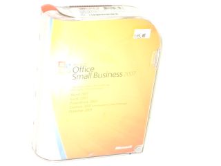 New Microsoft MS Office Small Business 2007 PC Software