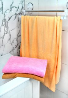 30 Luxury Ultra Absorbent Microfiber Bath Sheet Towels