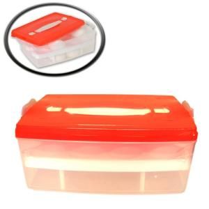 Snap N Stack Deviled Egg Carrier Plastic Container