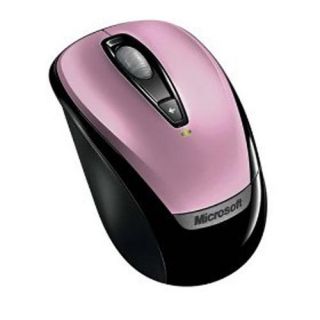 Microsoft 3000 Wireless Notebook Mouse 6BA 00025 Pink