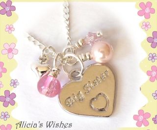 Necklace Childrens Jewellery Big Sister Little Sister Daughter