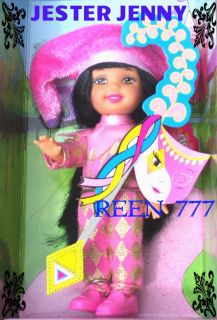 Jenny Kelly Barbie Renaissance Middle Ages Doll Raven Hair 1999