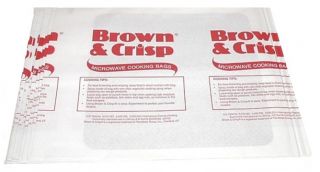 Sale 1 PK 12 Med Brown Crisp Microwave Oven Cooking Bags