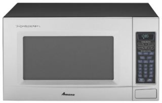 Amana 2 0 CU Countertop Microwave 1100WATTS AMC2206BAS Stainless Black