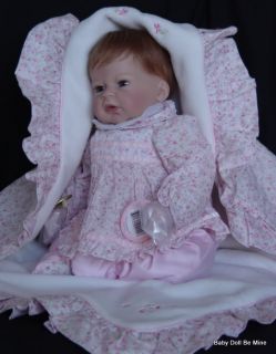 Lee Middleton Dolly Dust Doll 22” with Blanket