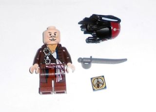 jack sparrow brown jacket LEGO fig f/ 4184 Black Pearl pirates of the