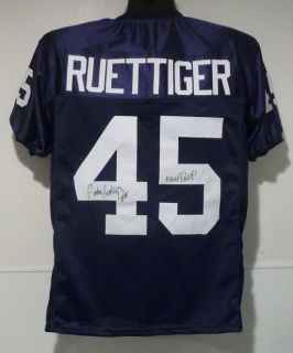 Rudy Ruettiger Autographed Signed Notre Dame Irish Size XL Jersey w