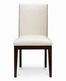 Corso Dining Chair, White Leather   furniture