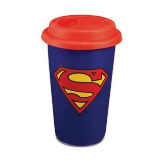 DC Comic 18oz Ceramic Coffee Mug and 12oz Ceramic Travel Mug Gift Set