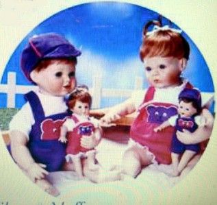 Muffy Mikey Porcelain Doll Head Arms Legs Molds Bell 2696 2697