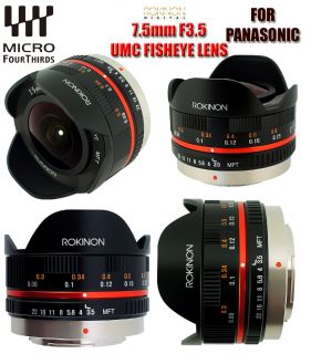 Rokinon Micro Four Thirds Lens 7 5mm F3 5 for Panasonic DMC GF1 DMC G3