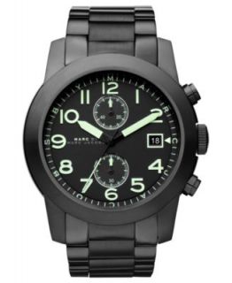 Marc by Marc Jacobs Watch, Mens Chronograph Black Silicone Bracelet