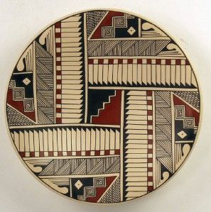 Mimbres/Paquime Geometric Plate