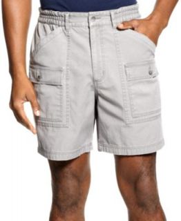 Tommy Bahama Survivor Elastic Waist Cargo Short   Mens Shorts