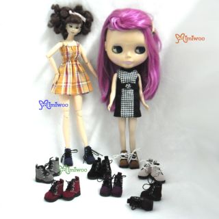 Mimi Collection 12 Neo Blythe Pullip Momoko Obitsu Doll Shoes Velvet